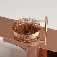 Раковина-чаша Ceramicanova Cristal 36 CN6058 Бежевая — фото 3, Раковины накладные