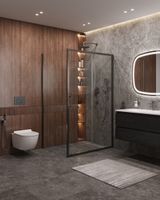 Душевой уголок CEZARES MOLVENO-AH-11-120/90-C-GM-IV — фото 1, Прямоугольные душевые уголки