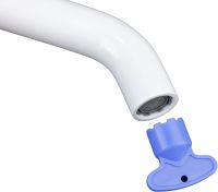 Смеситель для раковины Bronze de Luxe Scandi 1451W Белый глянцевый — фото 7, Смесители для раковины