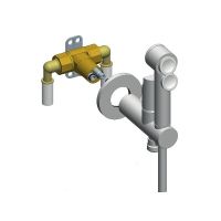 Гигиенический душ со смесителем Fima Carlo Frattini Collettivita F2320/1NCR Хром — фото 3, Гигиенические души