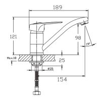 Товар: Смеситель для раковины Haiba HB4537-2 Хром - фото 2 Смеситель для раковины Haiba HB4537-2 Хром — фото 2, Смесители для раковины