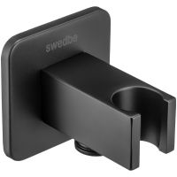 Шланговое подключение Swedbe Platta 5504B Черное матовое — фото 1, Шланговые подключения