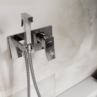 Aller 10638 Встраиваемый смеситель для душа с гигиенической лейкой — фото 4, Гигиенические души