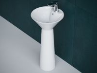 Товар: Раковина Laguraty 43 3040W Белая - фото 3 Раковина Laguraty 43 3040W Белая — фото 3, Раковины напольные