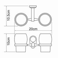 Товар: Аксесс Main K-9228D Подстаканник двойной (блистер),хром, WasserKRAFT - фото 4 Аксесс Main K-9228D Подстаканник двойной (блистер),хром, WasserKRAFT — фото 4, Комплектующие для туалета