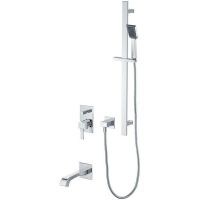 Смеситель для ванны Caprigo Diamante 50-210-crm Хром — фото 1, Смеситель для ванны