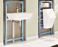 Инсталляция Vitra Frame 880-3800 для писсуара Синяя — фото 2, Инсталляции для писсуаров