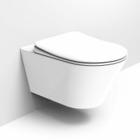 Товар: Унитаз Creto Logan L3 1003-001-L3W подвесной Белый без сиденья - фото 2 Унитаз Creto Logan L3 1003-001-L3W подвесной Белый без сиденья — фото 2, Подвесные унитазы