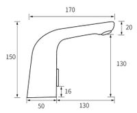 Сенсорный смеситель для раковины, арт.SNR 26, ESKO — фото 2, Для душа и ванны
