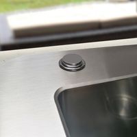 Мойка для кухни JUBILEE KMB 90 FI 615X546 в комплекте с сифоном 1123351 и разделочной доской 1080029 — фото 2, Кухонные мойки