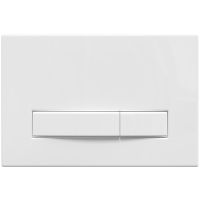 Клавиша смыва Berges Atom Line 049226 Белая — фото 1, Кнопки смыва