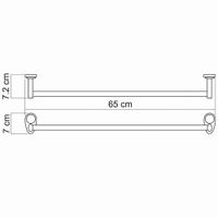 Main K- Штанга для полотенец арт-9230 — фото 4, Полотенцедержатели