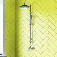 Душевая система Dorff Norma D0710000 Хром — фото 2, Душевые стойки