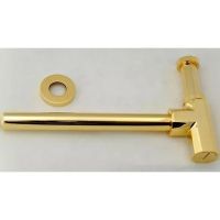 Товар: Сифон для раковины Remer 965114DO Золото глянцевое - фото 1 Сифон для раковины Remer 965114DO Золото глянцевое — фото 1, Сифоны для раковины