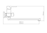 Товар: Смеситель "Mexico" д/ван., изл. 300мм, с акс., арт. MX31 - фото 2 Смеситель "Mexico" д/ван., изл. 300мм, с акс., арт. MX31 — фото 2, Смеситель для ванны