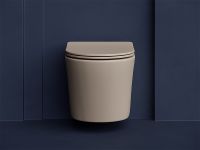 Унитаз Ceramicanova Balearica CN6000MC подвесной Капучино матовый с сиденьем Микролифт — фото 16, Подвесные унитазы