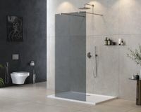 Душевая перегородка CEZARES LIBERTA-L-2-90-120-GR-Cr — фото 1, Душевые перегородки