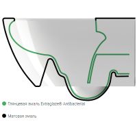 Товар: Унитаз GSI Modo 981626 подвесной Ardesia opaco без сиденья - фото 4 Унитаз GSI Modo 981626 подвесной Ardesia opaco без сиденья — фото 4, Подвесные унитазы