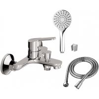 Смеситель для ванны Dorff Norma D1010008 Хром — фото 1, Смеситель для ванны