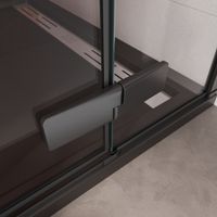 Товар: Душевая дверь Cezares LINER-B-12-90-C-NERO-L - фото 4 Душевая дверь Cezares LINER-B-12-90-C-NERO-L — фото 4, Душевые двери в нишу