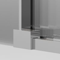 Душевой уголок Ambassador Intense 130x100 110021102IX-100IX профиль Хром стекло прозрачное — фото 3, Прямоугольные душевые уголки