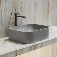 Раковина-чаша Ceramicanova Element 51 CN6052MSG Серая матовая — фото 20, Раковины накладные