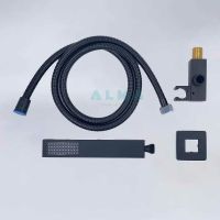 Душевая система ALMAes Liros TVZ-0889 Черная матовая — фото 9, Душевые системы