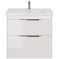 Товар: Тумба PRIME, 90 см, подвесная/напольная, 2 ящика, белый глянец - фото 9 Тумба PRIME, 90 см, подвесная/напольная, 2 ящика, белый глянец — фото 9, Тумбы под раковину