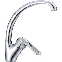 Смеситель для кухни Haiba HB4166 Хром — фото 1, Смесители для кухни