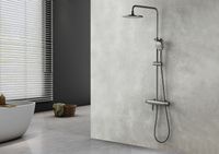 Душевая система Lemark Bronx LM3772GM Графит — фото 3, Душевые системы