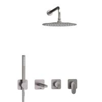 A1451.273.274.097.121.275.100.276 Встраиваемый комплект для ванны с верхней душевой насадкой, лейкой — фото 4, Встраиваемые душевые комплекты