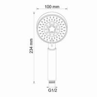 A036 Лейка 5-функциональная — фото 8, Лейки для душа