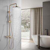 Товар: Душевая система Rose R39G R3936G Золото матовое - фото 12 Душевая система Rose R39G R3936G Золото матовое — фото 12, Душевые системы