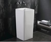 Раковина CeramaLux 40 P7005L Белая — фото 3, Раковины