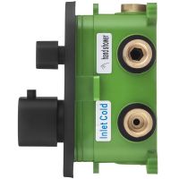 Смеситель для душа Swedbe Platta 9032B с термостатом Черный матовый — фото 3, Смеситель для душа