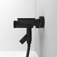 Смеситель для ванны Iddis Shelfy SHEBLBTi02WA Черный матовый — фото 2, Для душа и ванны