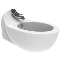 Биде Creavit Foglia FG510-00CB00E-0000 подвесное Белое — фото 1, Биде