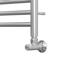 Водяной полотенцесушитель Point Аврора Премиум PN10150SP П17 500x1000 с полкой Хром — фото 6, Водяные полотенцесушители