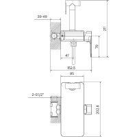 Гигиенический душ со смесителем Iddis Axes AXEBLSHi08 Черный матовый — фото 4, Гигиенические души