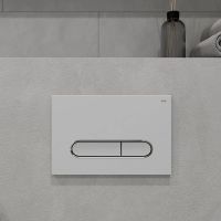 Клавиша смыва Iddis Unifix UNI01WCi77 Белая — фото 4, Кнопки смыва