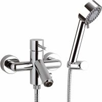 Смеситель для ванны Remer Minimal NR022 Хром — фото 1, Для душа и ванны