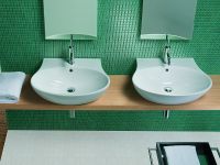 Раковина Hatria Nido 62 Y0R401 Белая — фото 4, Раковины