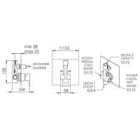 Товар: Смеситель для душа Remer Q-Design Хром арт-QD09 - фото 2 Смеситель для душа Remer Q-Design Хром арт-QD09 — фото 2, Смеситель для душа