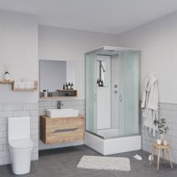 Душевая кабина Niagara Classic NG-1108-14 (90х90х215) средний поддон(26см),стекло матовое,4 места с  арт-1.1081424E7 — фото 3, Душевые кабины