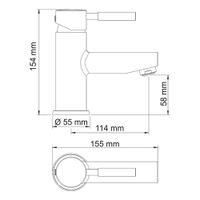 Wern Смеситель для умывальника арт-4203 — фото 11, Смесители для раковины