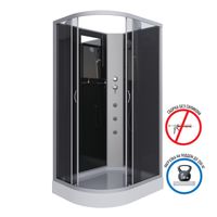 Душевая кабина Niagara Classic NG-3512-14RBKG (120х80х200) низкий поддон(13см),стекло тонированное,3 — фото 2, Душевые кабины