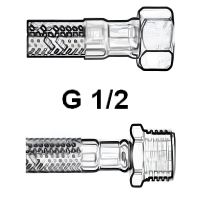 Подводка для воды Монофлекс Stot Ш-Г 60 420673 Латунь — фото 2, Комплектующие для туалета