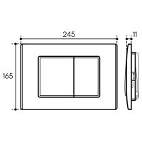 Комплект унитаза с инсталляцией Aqueduto Macio AQDS012 с сиденьем Микролифт и Белой глянцевой клавиш — фото 22, Комплекты унитаз + инсталляция