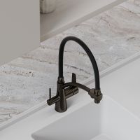 Смеситель для кухни Sancos Eri SC4001GG Вороненая сталь Черный — фото 2, Смесители для кухни