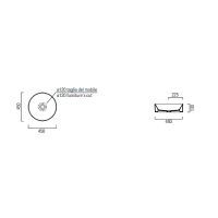 Раковина-чаша GSI Kube X 45 Ardesia opaco арт-942726 — фото 2, Раковины накладные